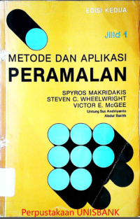 Image of METODE DAN APLIKASI PERAMALAN JILID 1