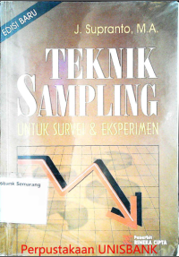 Image of TEKNIK SAMPLING UNTUK SURVAI DAN EKSPERIMEN