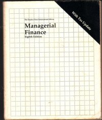 Image of MANAGERIAL FINANCE EIGHT EDITION WITH TAX UPDATE