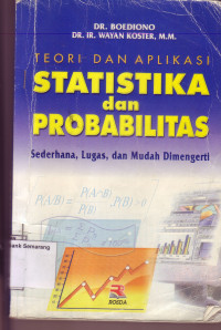 Image of TEORI DAN APLIKASI STATISTIKA DAN PROBABILITAS
