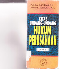 Image of KITAB UNDANG-UNDANG HUKUM PERUSAHAAN JILID 1