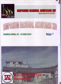 Image of SIMPOSIUM NASIONAL AKUNTANSI XIV, BANDA ACEH 20-23 JULI 2011, SESI I