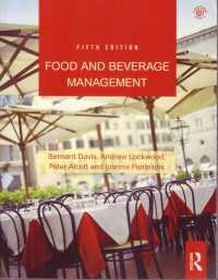 Image of FOOD AND BEVERAGE MANAGEMENT, FIFTH EDITION