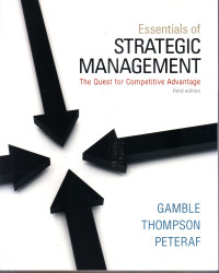 Image of ESSENTIALS OF STRATEGIC MANAGEMENT: THE QUEST FOR COMPETITIVE ADVANTAGE, 3rd EDITION