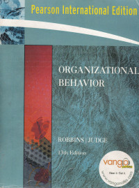 Image of ORGANIZATIONAL BEHAVIOR, 13TH EDITION