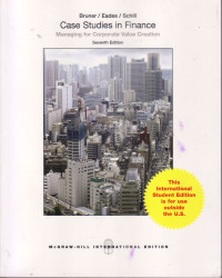 Image of CASE STUDIES IN FINANCE: MANAGING FOR CORPORATE VALUE CREATION, SEVENTH EDITION