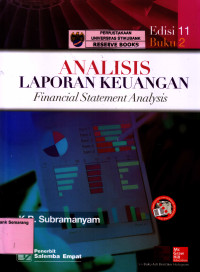 Image of ANALISIS LAPORAN KEUANGAN: FINANCIAL STATEMENT ANALYSIS, JILID II, EDISI 11