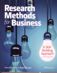 Image of RESEARCH METHODS FOR BUSINESS: A SKILL-BUILDING APPROACH,ED.7