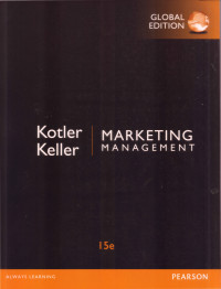 Image of MARKETING MANAGEMENT, EDISI 15