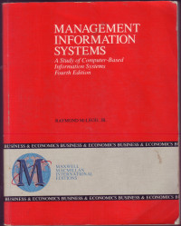 Image of MANAGEMENT INFORMATION SYSTEMS : A STUDY OF COMPUTER - BASED INFORMATION SYSTEMS