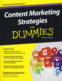Image of CONTENT MARKETING STRATEGIES For Dummies