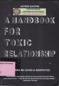 Image of A HANDBOOK FOR TOXIC RELATIONSHIP