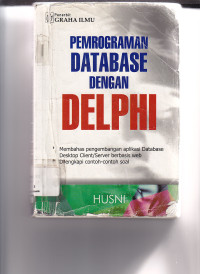 Image of PEMROGRAMAN DATABASE dengan DELPHI