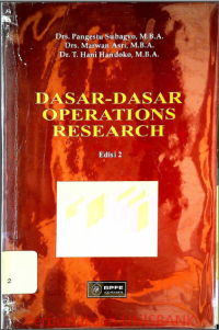 Image of DASAR-DASAR OPERATIONS RESEARCH EDISI 2
