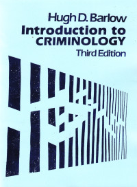 Image of INTRODUCTION TO CRIMINOLOGY, THIRD EDITION