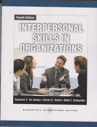 Image of INTERPERSONAL SKILLS IN ORGANIZATIONS, FOURTH EDITION