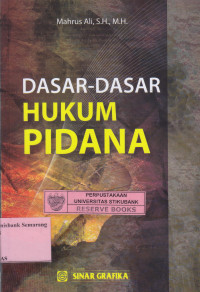 Image of DASAR-DASAR HUKUM PIDANA