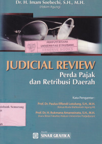 Image of JUDICIAL REVIEW: PERDA PAJAK DAN RETRIBUSI DAERAH