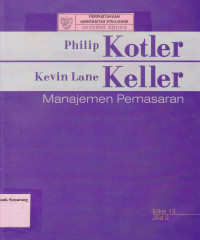 Image of MANAJEMEN PEMASARAN, JIL.II, ED.13