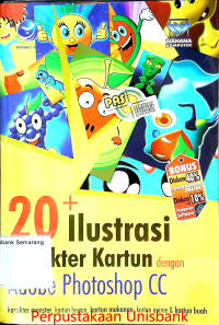 Image of ILUSTRASI 20+ KARAKTER KARTUN DENGAN ADOBE PHOTOSHOP CC