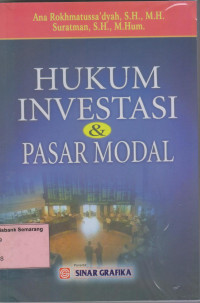 Image of HUKUM INVESTASI & PASAR MODAL