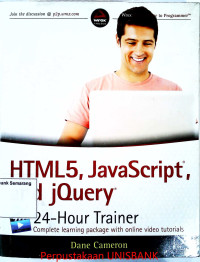 Image of HTML5, Java Script, & jQuery; 24 Hour Trainer