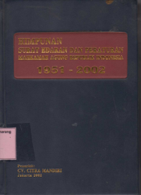 Image of HIMPUNAN SURAT EDARAN & PERATURAN MA-RI , 1951-2002