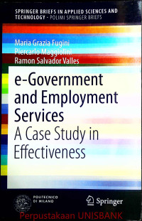 Image of E-GOVERMENT & EMPLOYMENT SERVICES; A Case Study in Effectiveness