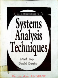 Image of AN INTRODUCTION TO SYSTEM ANALYSIS TECHNIQUE