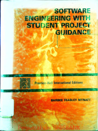 Image of SOFTWARE ENGINEERING ; WITH STUDENT PROYECT GUIDANCE.