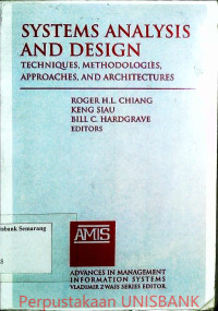 Image of SYSTEMS ANALYSIS AND DESIGN