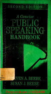 Image of A  CONCISE PUBLIC SPEAKING HANDBOOK                              SECOND EDITION