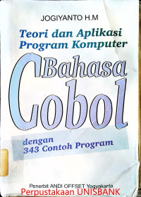 Image of TEORI & APLIKASI PROG    KOMPUTER BHS  COBOL DENGAN 343 CONTOH   PROGRAM