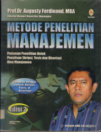 Image of METODE PENELITIAN MANAJEMEN : PEDOMAN PENELITIAN UTK PENULISAN SKRIPSI, TESIS, DAN DISERTASI ILMU MANAJEMEN