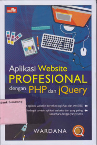 Image of APLIKASI WEBSITE PROFESIONAL dgn PHP& jQuery