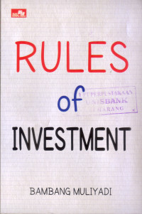 Image of Rules of Investment