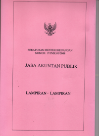 Image of PERATURAN MENTRI KEUANGAN NOMOR 17/PMK.01/2008
