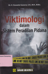 Image of VIKTIMOLOGI DALAM SISTEM PERADILAN PIDANA