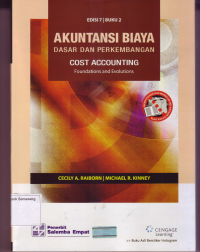 Image of AKUNTANSI BIAYA buku 2( DASAR DAN PERKEMBANGAN ) COST ACCOUNTING