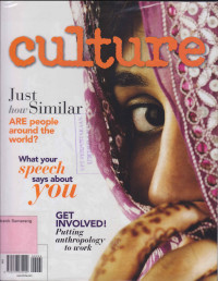 Image of CULTURE, JUST HOW SIMILAR...