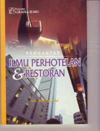 Image of PENGANTAR ILMU PERHOTELAN & RESTORAN