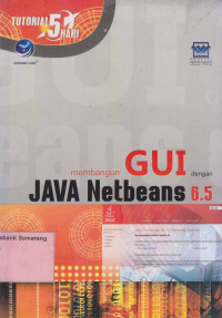 Image of MEMBANGAN GUI dgn JAVA   NETBEANS 6.5